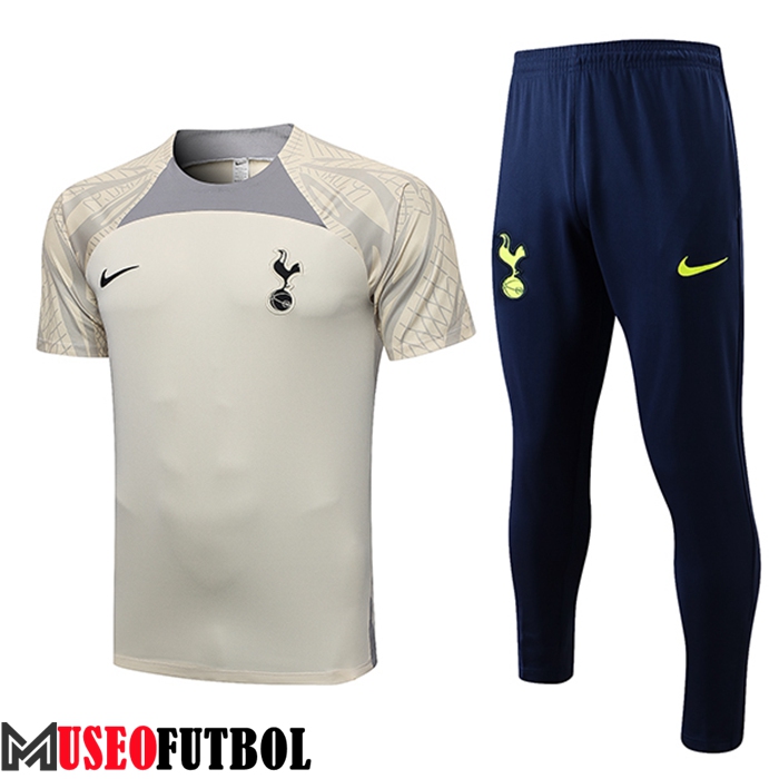 Camiseta Entrenamiento + Cortos Tottenham Hotspurs Amarillo 2023/2023