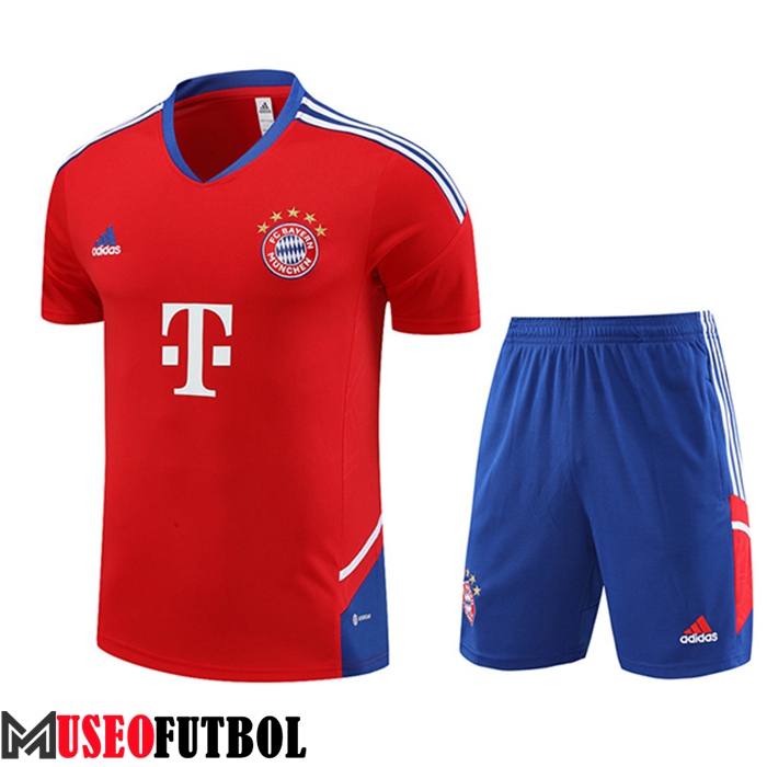 Camiseta Entrenamiento + Cortos Bayern Munich Rojo 2023/2023