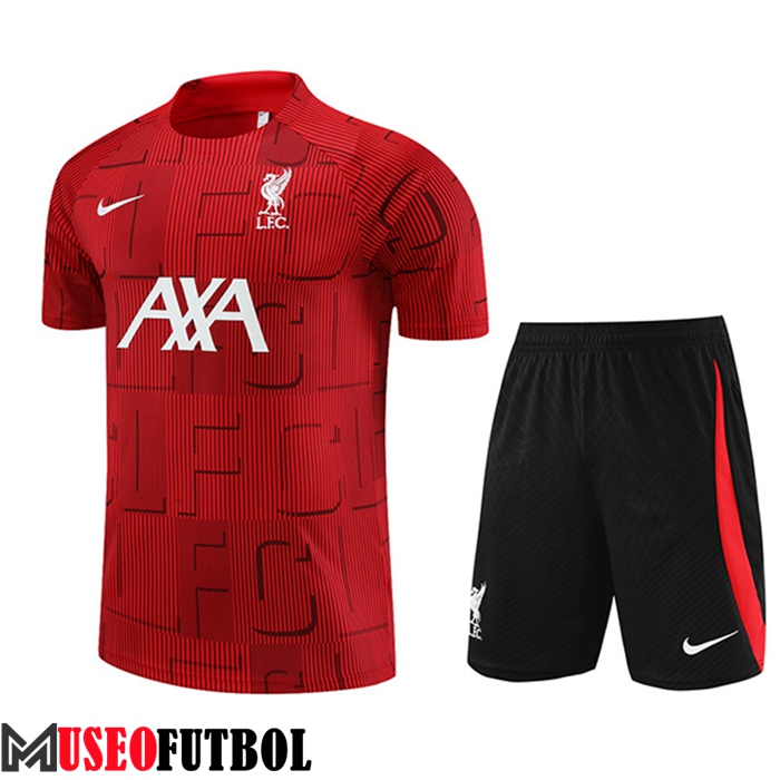 Camiseta Entrenamiento + Cortos FC Liverpool Rojo 2023/2023