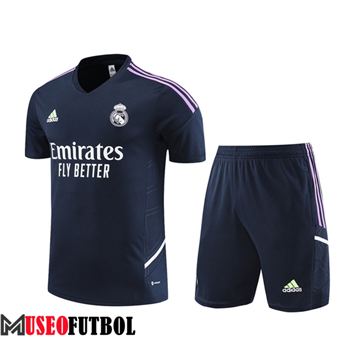 Camiseta Entrenamiento + Cortos Real Madrid Azul marino 2022/2023