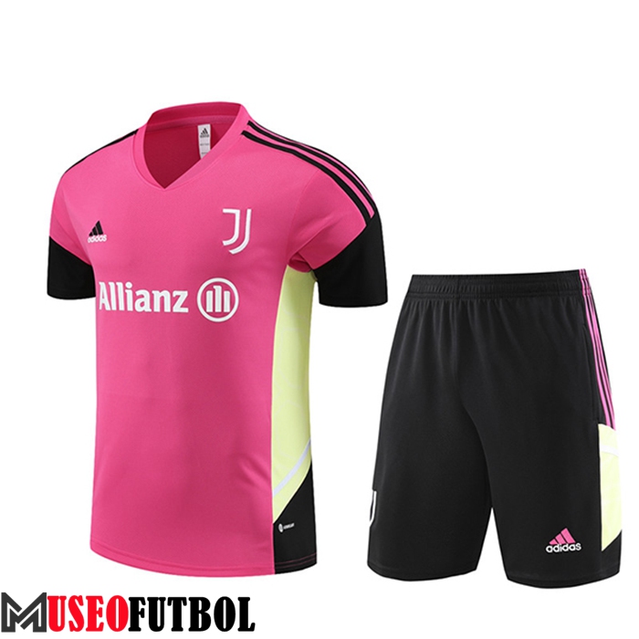 Camiseta Entrenamiento + Cortos Juventus Rosa 2022/2023