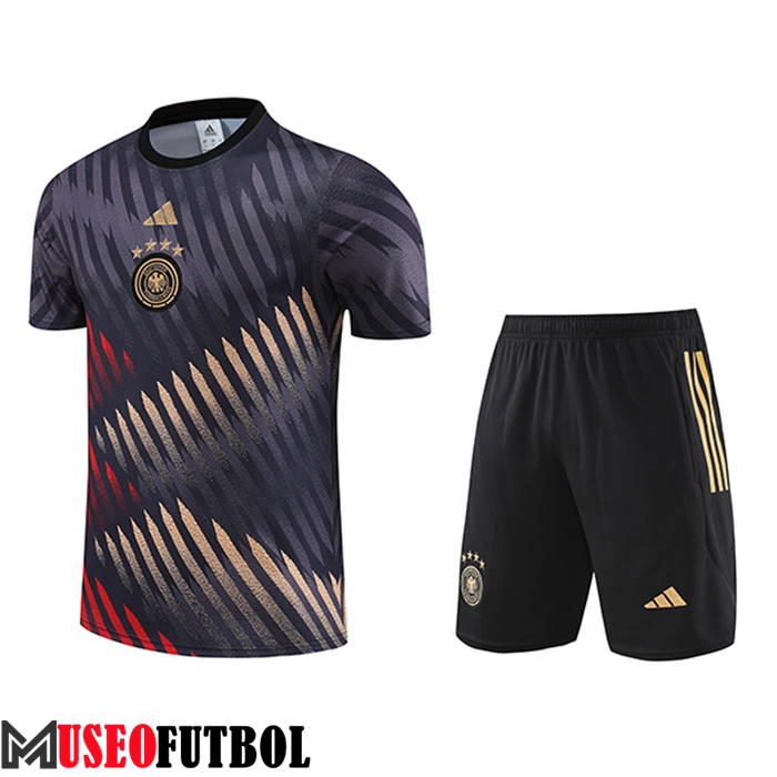 Camiseta Entrenamiento + Cortos Alemania Marrón 2023/2024