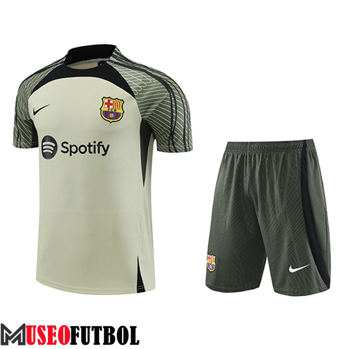 Camiseta Entrenamiento + Cortos FC Barcelona Verde 2023/2024