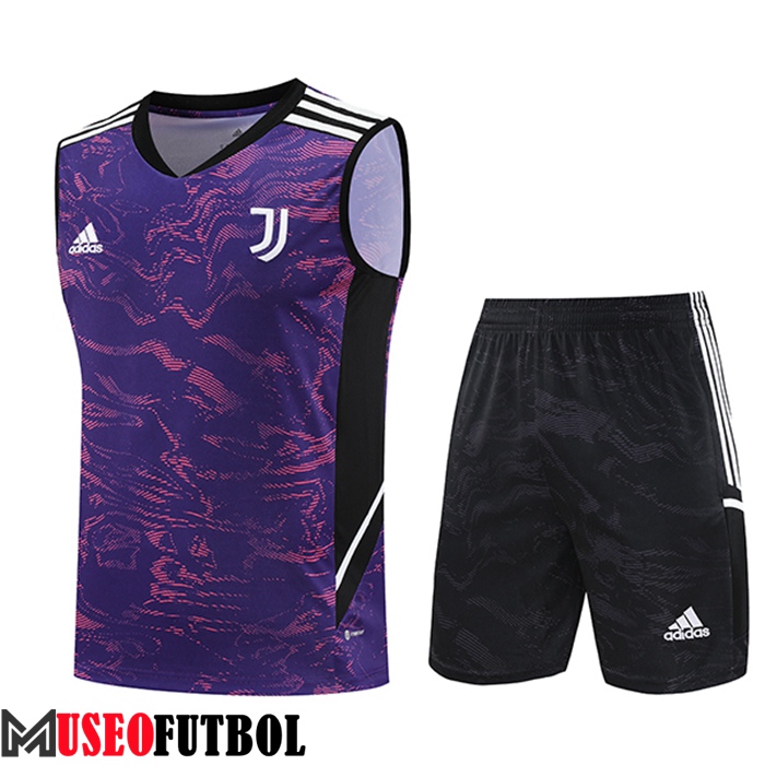 Camiseta Entrenamiento sin mangas + Cortos Juventus Violeta 2023/2024