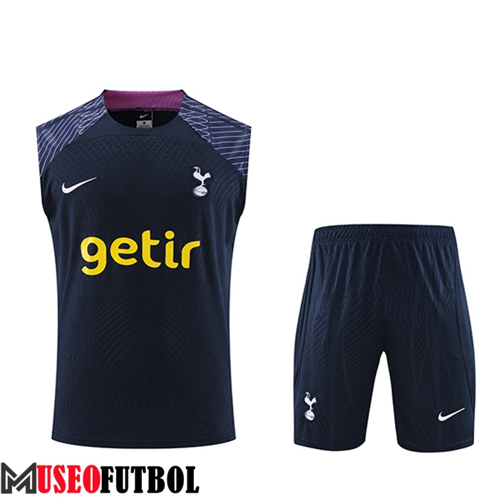 Camiseta Entrenamiento sin mangas + Cortos Tottenham Hotspur Azul marino 2023/2024