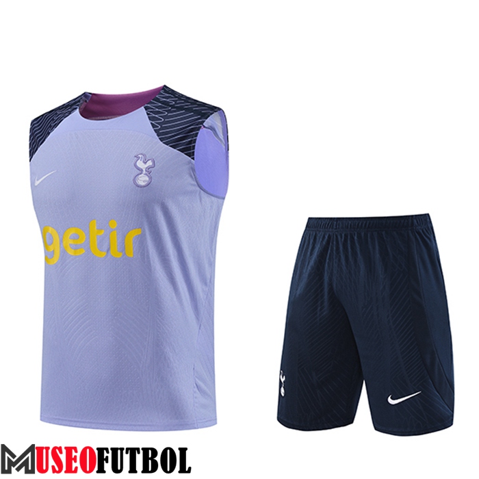 Camiseta Entrenamiento sin mangas + Cortos Tottenham Hotspur Violeta 2023/2024