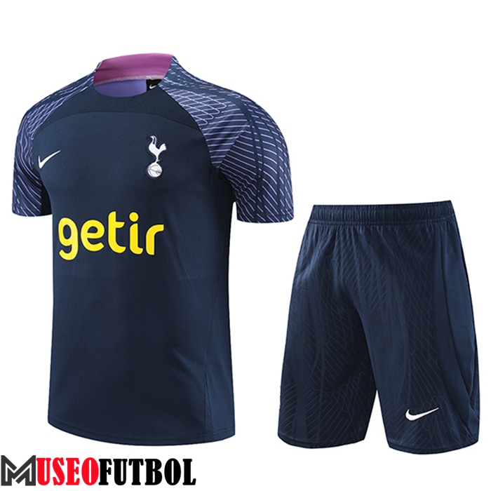 Camiseta Entrenamiento + Cortos Tottenham Hotspur Azul marino 2023/2024