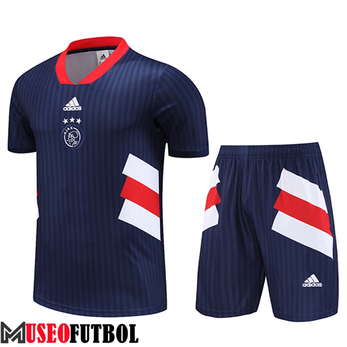 Camiseta Entrenamiento + Cortos Ajax Azul marino 2023/2024