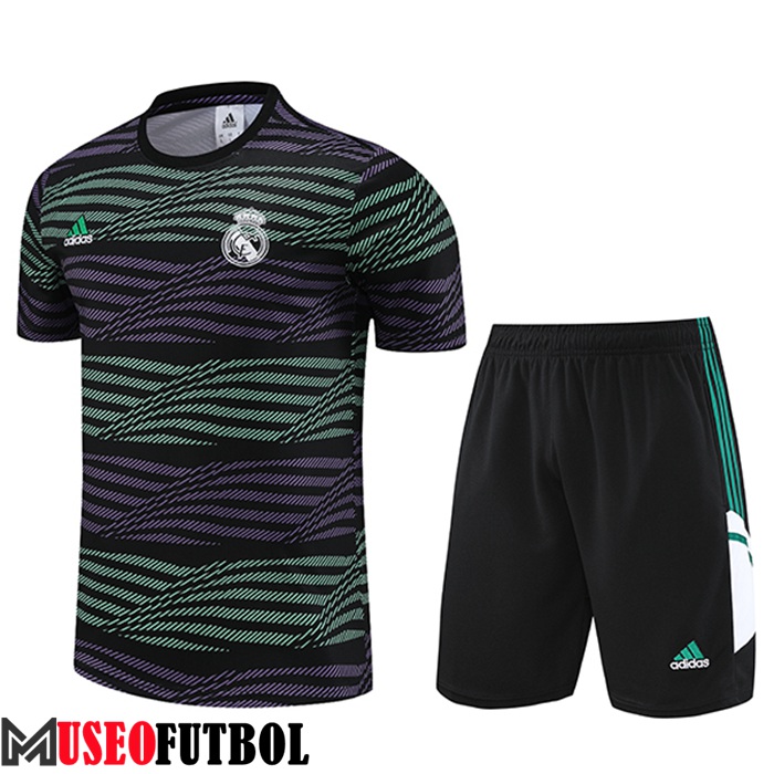 Camiseta Entrenamiento + Cortos Real Madrid Verde 2023/2024