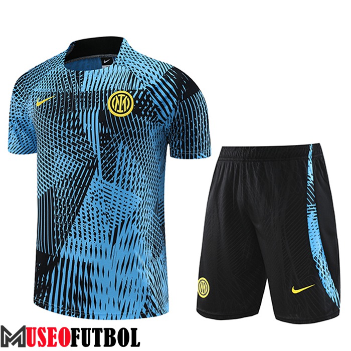 Camiseta Entrenamiento + Cortos Inter Milan Azul Claro 2023/2024