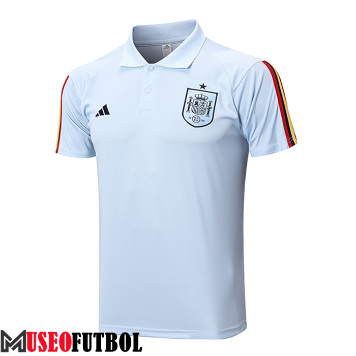 Camiseta Polo España Azul Claro 2023/2023