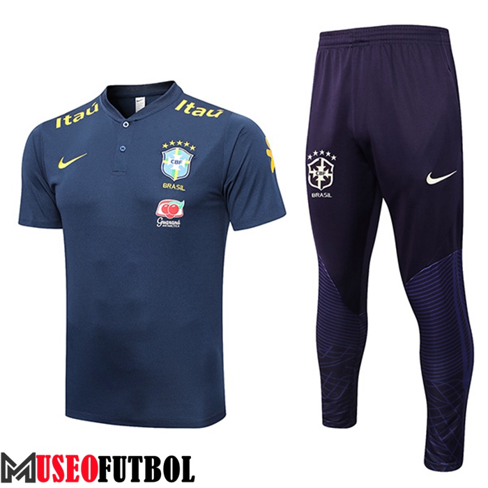 Camiseta Polo Brasil Azul marino 2023/2023