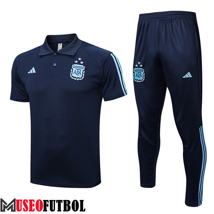 Camiseta Polo Argentina Azul marino 2023/2023