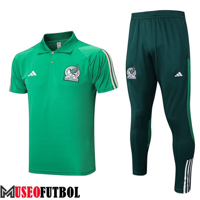 Camiseta Polo México Verde 2023/2023