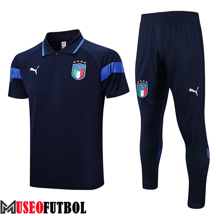 Camiseta Polo Italia Azul marino 2023/2023