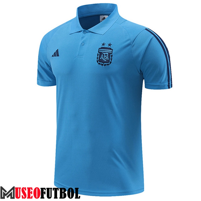 Camiseta Polo Argentina Azul Claro 2023/2023