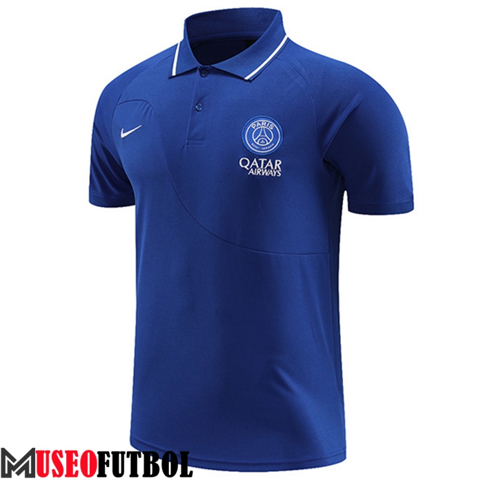 Camiseta Polo PSG Azul 2023/2023