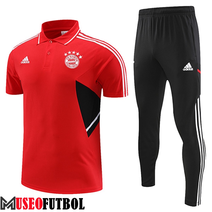 Camiseta Polo Bayern Munich Rojo 2023/2023