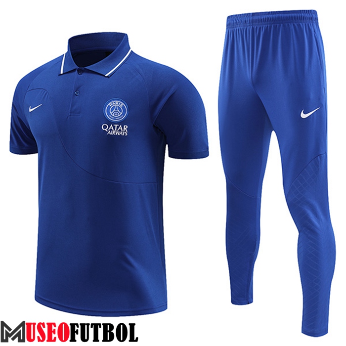 Camiseta Polo PSG Azul 2023/2023