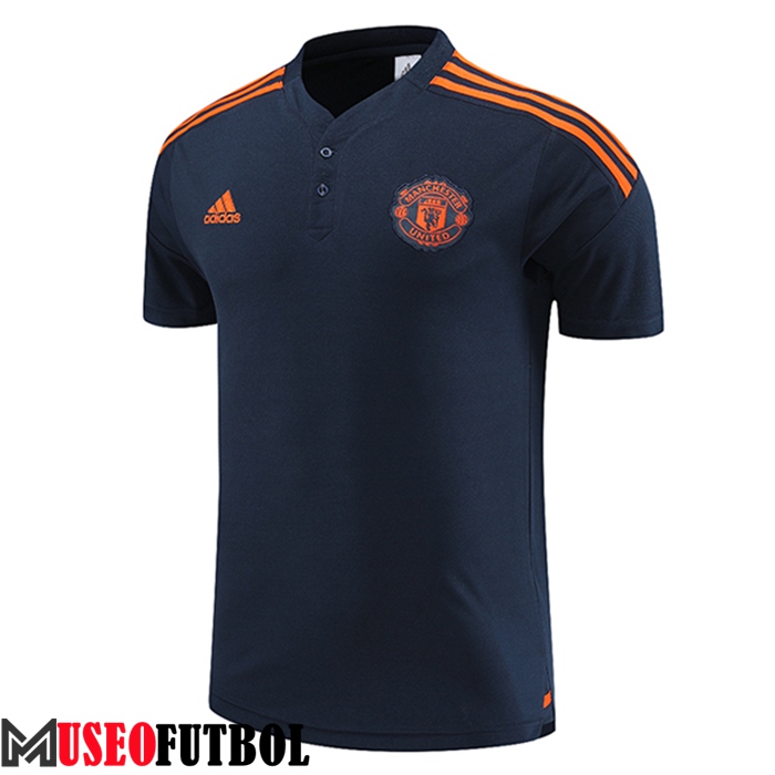 Camiseta Polo Manchester United Azul Oscuro 2023/2023