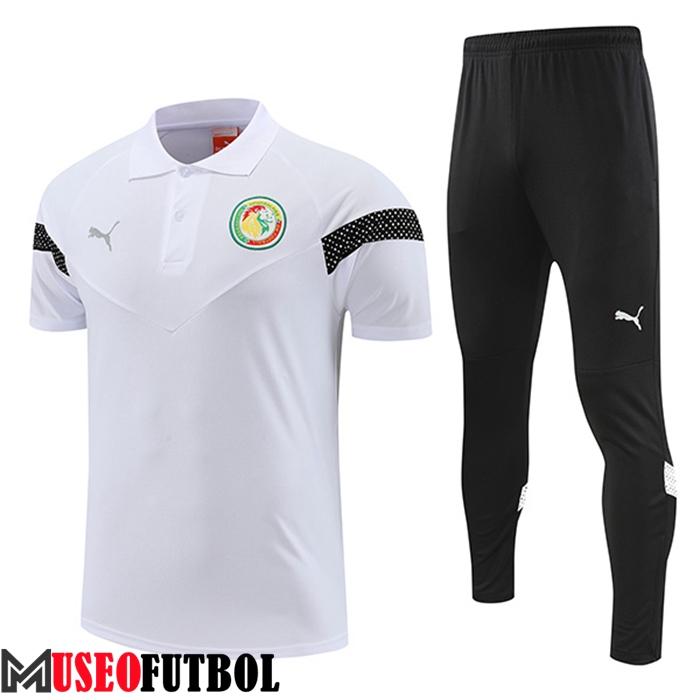 Camiseta Polo Senegal Blanco 2023/2023