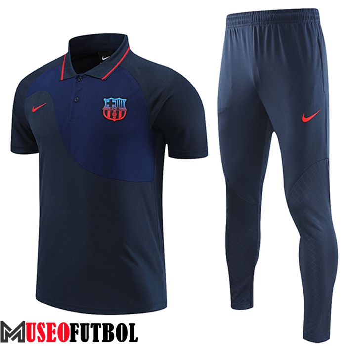 Camiseta Polo FC Barcelona Azul marino 2023/2023