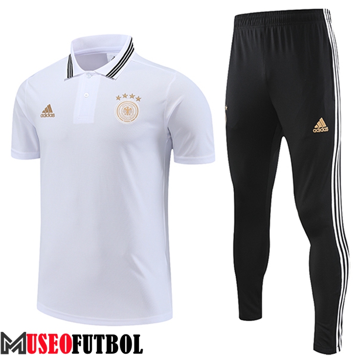 Camiseta Polo Alemania Blanco 2023/2023