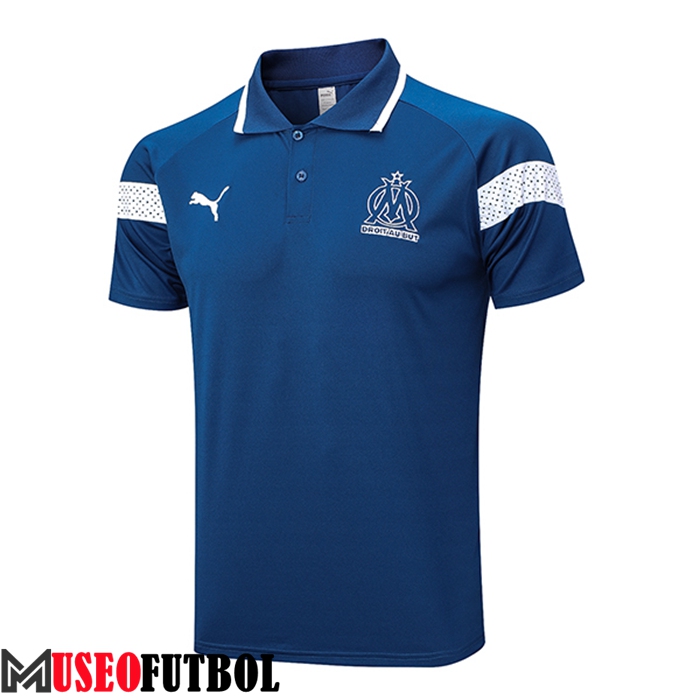 Camiseta Polo Marsella Azul 2022/2023