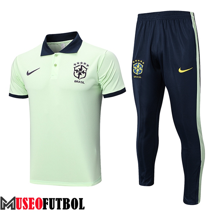 Camiseta Polo Brasil Púrpura 2023/2024