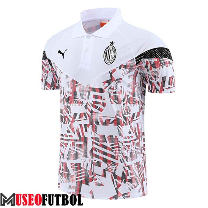 Camiseta Polo AC Milan Blanco 2022/2023