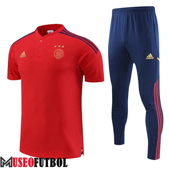 Camiseta Polo Ajax Rojo 2022/2023