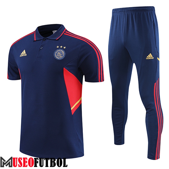 Camiseta Polo Ajax Azul marino 2022/2023