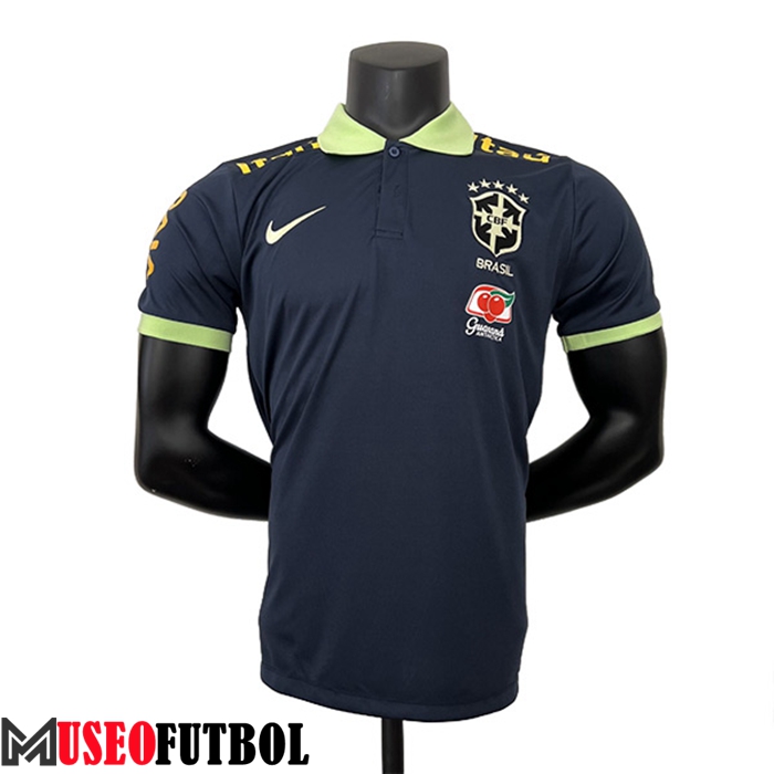 Camiseta Polo Brasil Azul marino 2023/2024