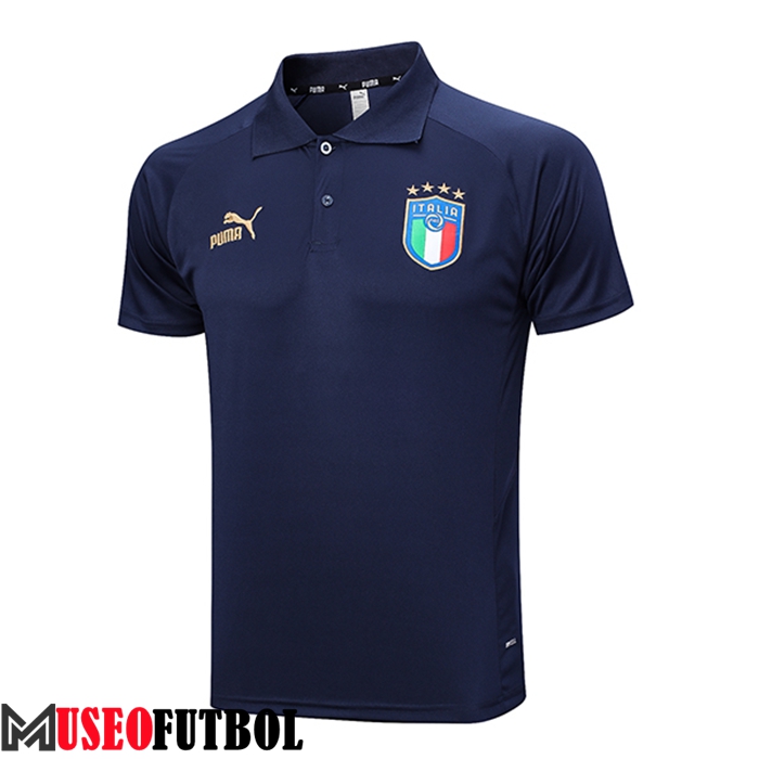 Camiseta Polo Italia Azul marino 2023/2024 -02