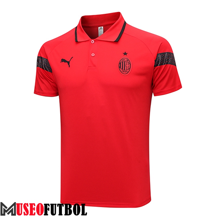 Camiseta Polo AC Milan Rojo 2023/2024