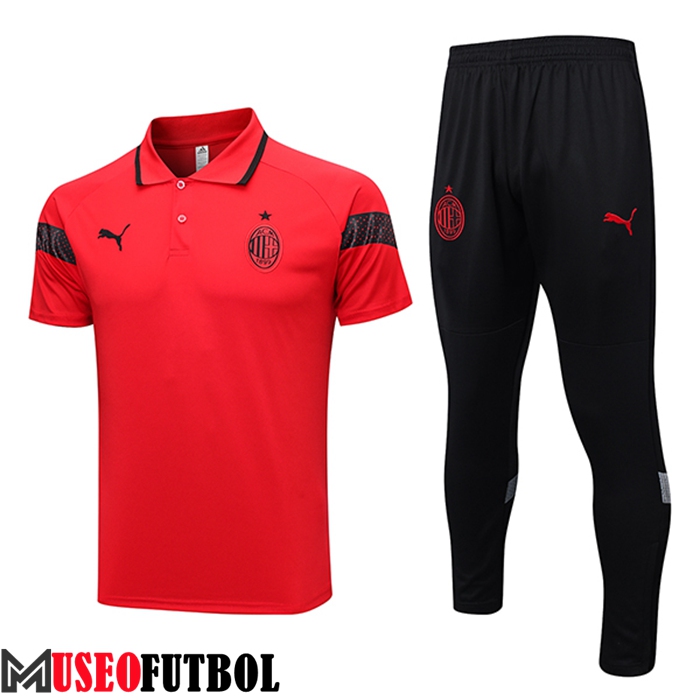 Camiseta Polo AC Milan Rojo 2023/2024