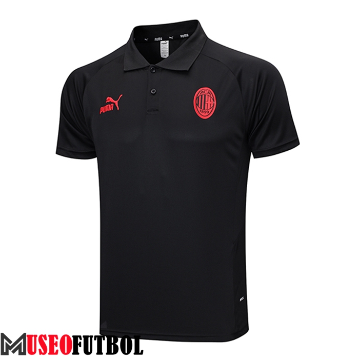 Camiseta Polo AC Milan Negro 2023/2024