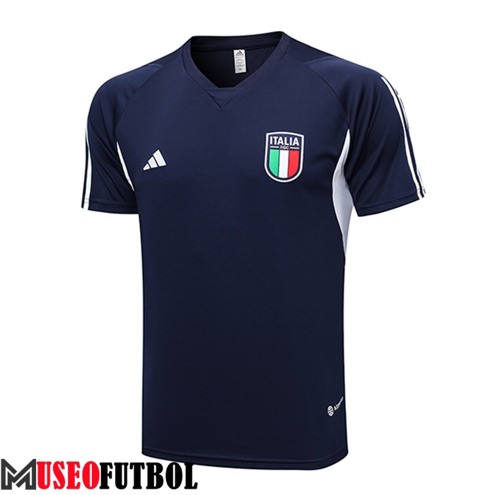 Camiseta Polo Italia Azul marino 2023/2024 -03