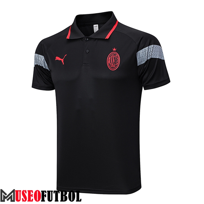 Camiseta Polo AC Milan Negro 2023/2024