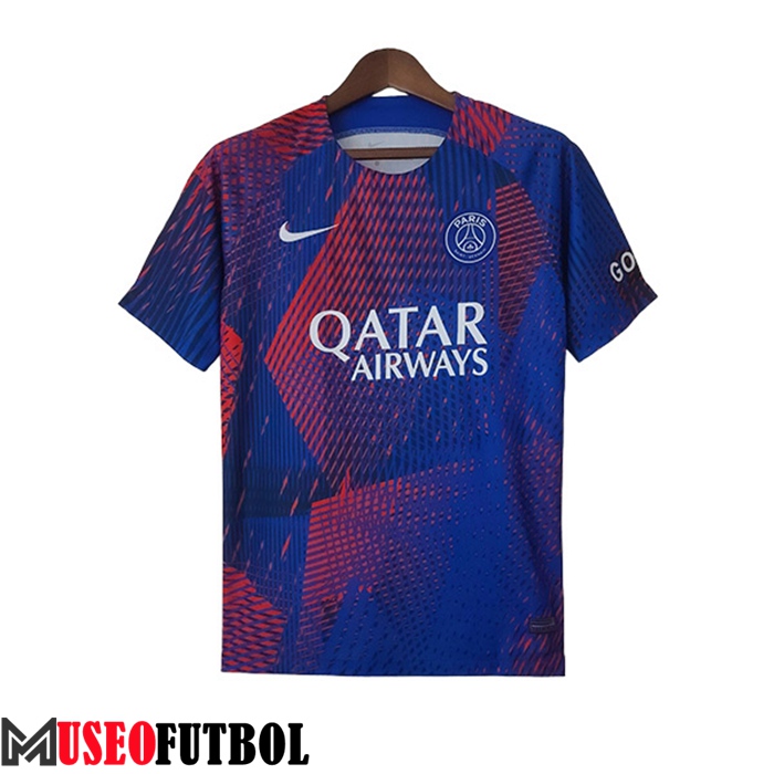 Camiseta Entrenamiento PSG Rojo/Azul 2023/2023