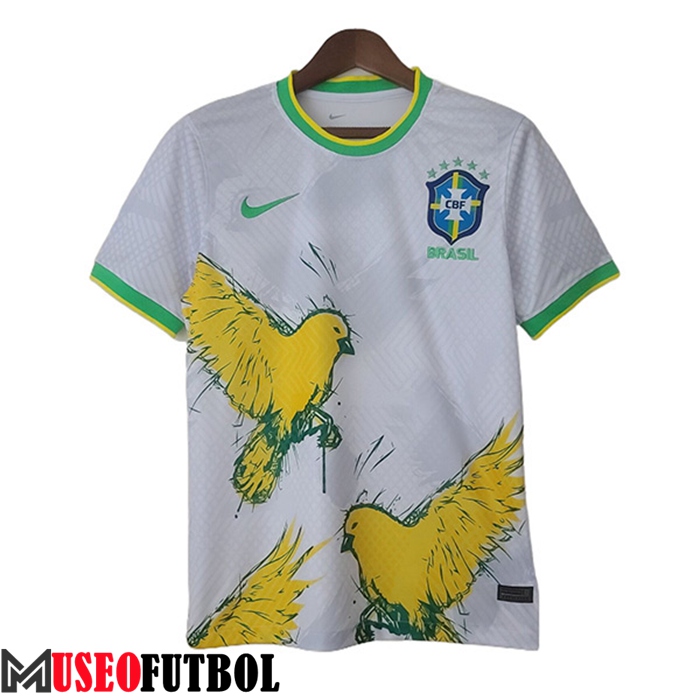 Camiseta Entrenamiento Brasil Blanco 2023/2023