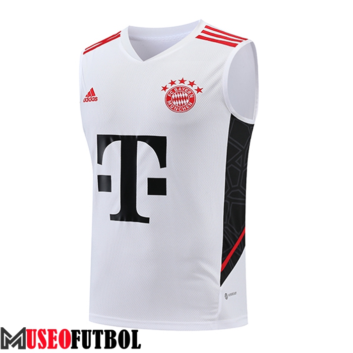 Chalecos De Futbol Bayern Munich Blanco 2023/2024