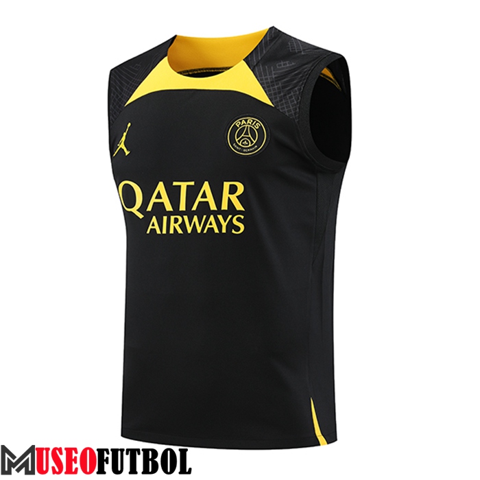 Chalecos De Futbol PSG Jordan Negro 2023/2024