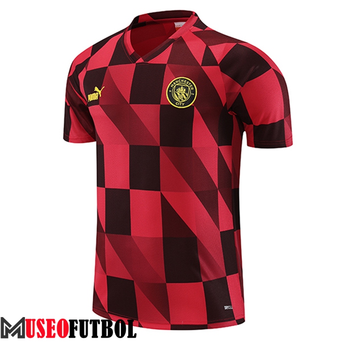 Camiseta Entrenamiento Manchester City Rojo 2023/2024