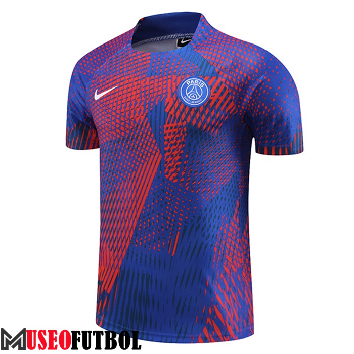 Camiseta Entrenamiento PSG Rojo/Azul 2023/2024