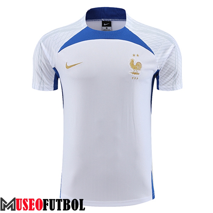 Camiseta Entrenamiento Francia Blanco 2023/2024