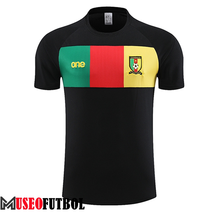 Camiseta Entrenamiento Camerún Negro 2023/2024