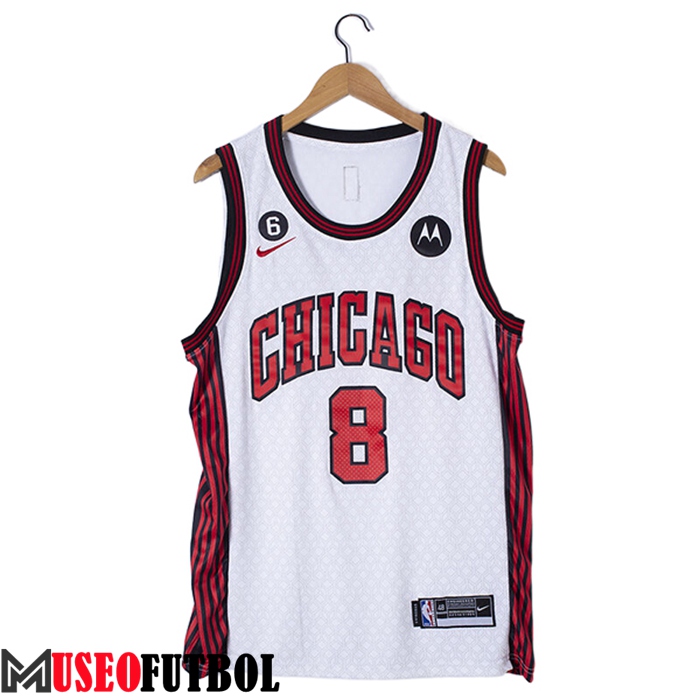 Camisetas Chicago Bulls (LAVINE #8) 2023/23 Blanco