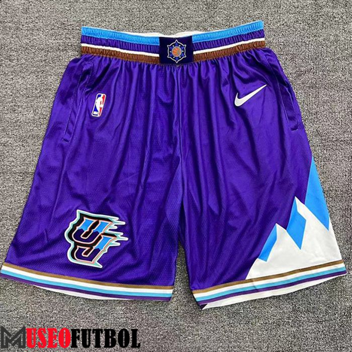 Cortos NBA Utah Jazz Violeta