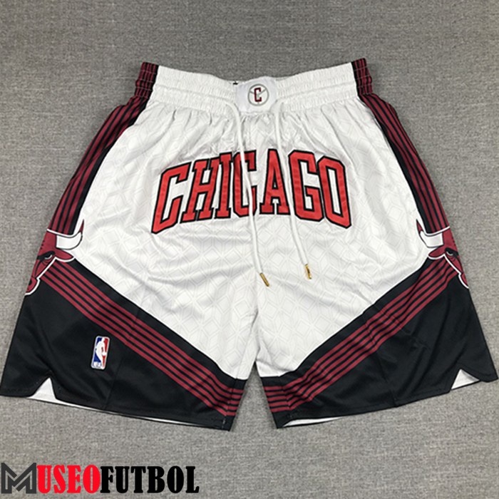 Cortos NBA Chicago Bulls Blanco